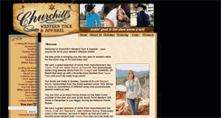 Desktop Screenshot of churchillswestern.com